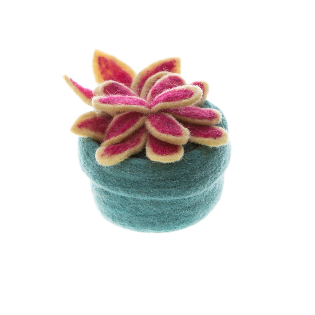 Cactus Pot Felt Flower - Joy