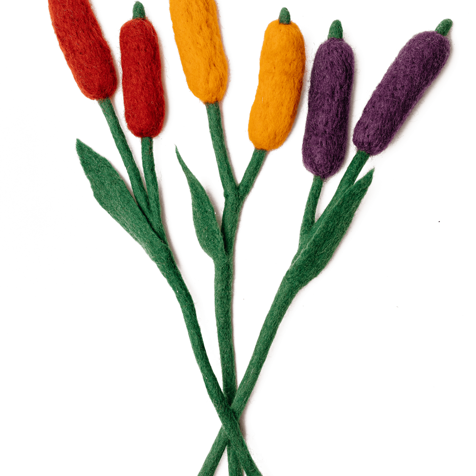 Cattails Felt Flower - Joy