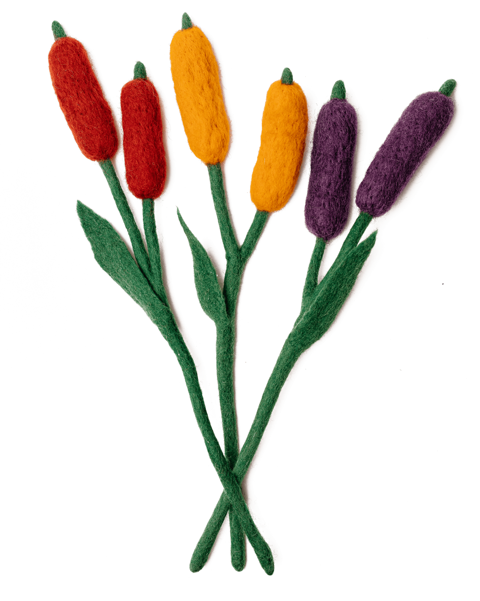 Cattails Felt Flower - Joy