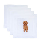 Cavapoo Cocktail Napkin - Joy