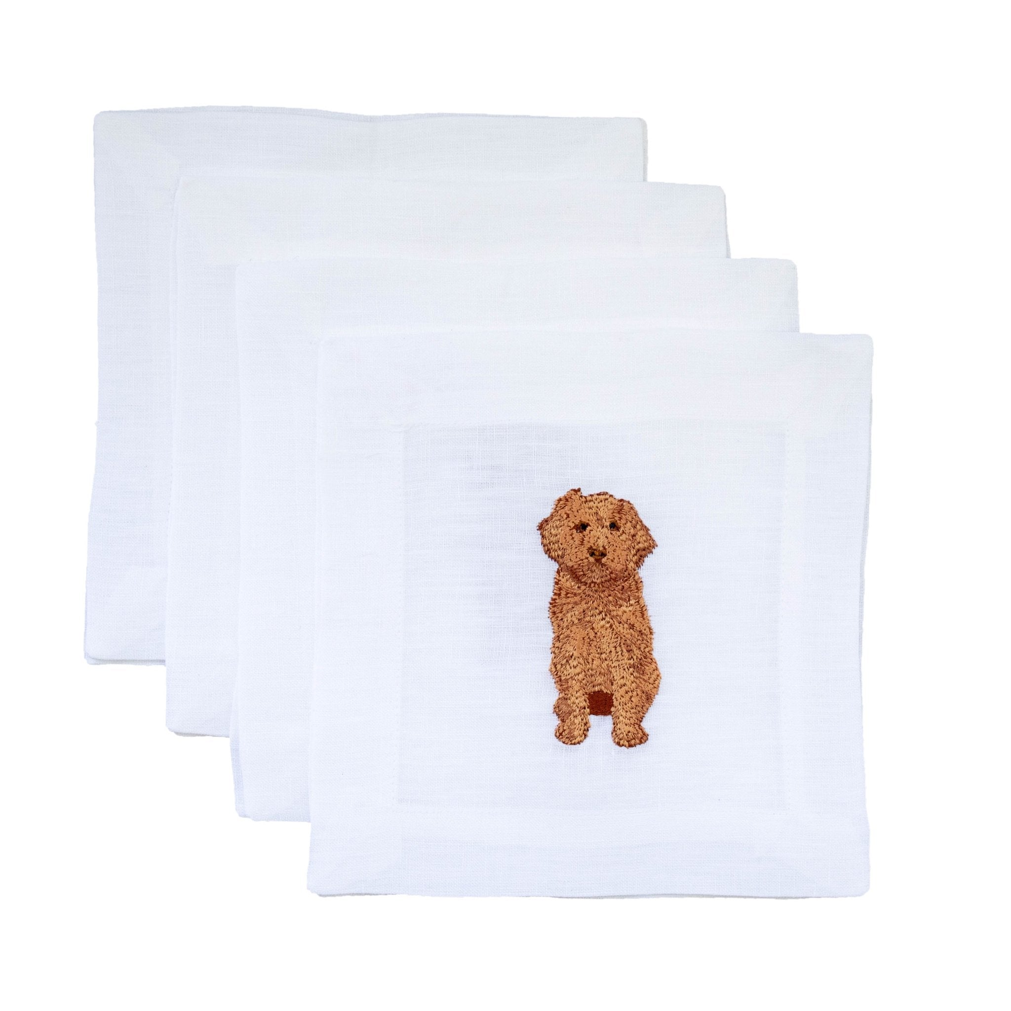 Cavapoo Cocktail Napkin - Joy