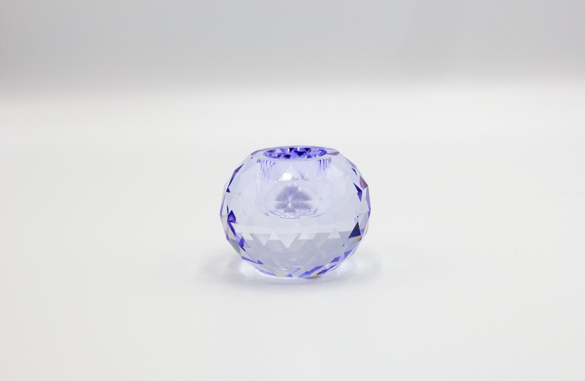 Circular Crystal Candle Holder - Joy