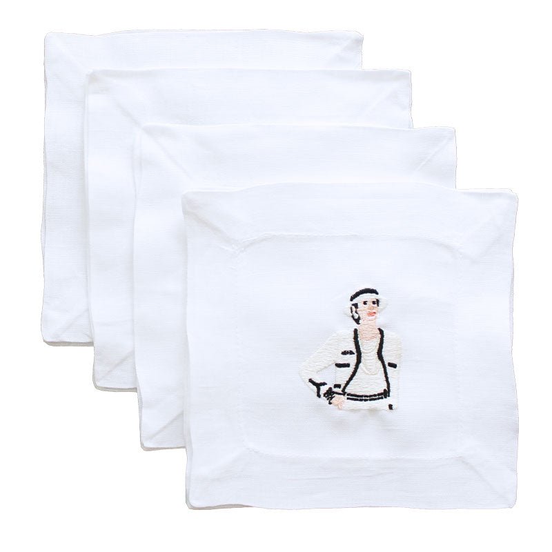 Coco Chanel Cocktail Napkin - Joy