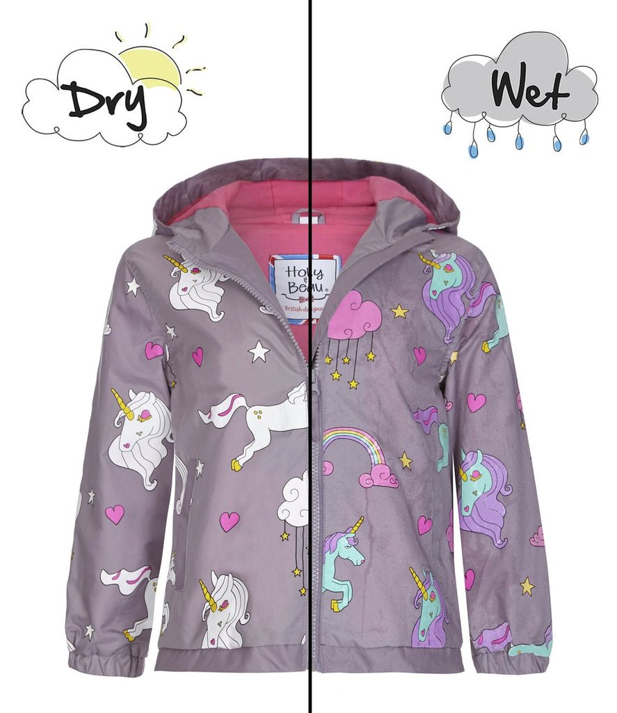 Color Changing Unicorn Raincoat - Joy