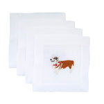 Corgi Cocktail Napkin - Joy