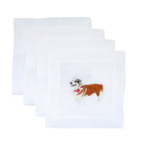 Corgi Cocktail Napkin - Joy