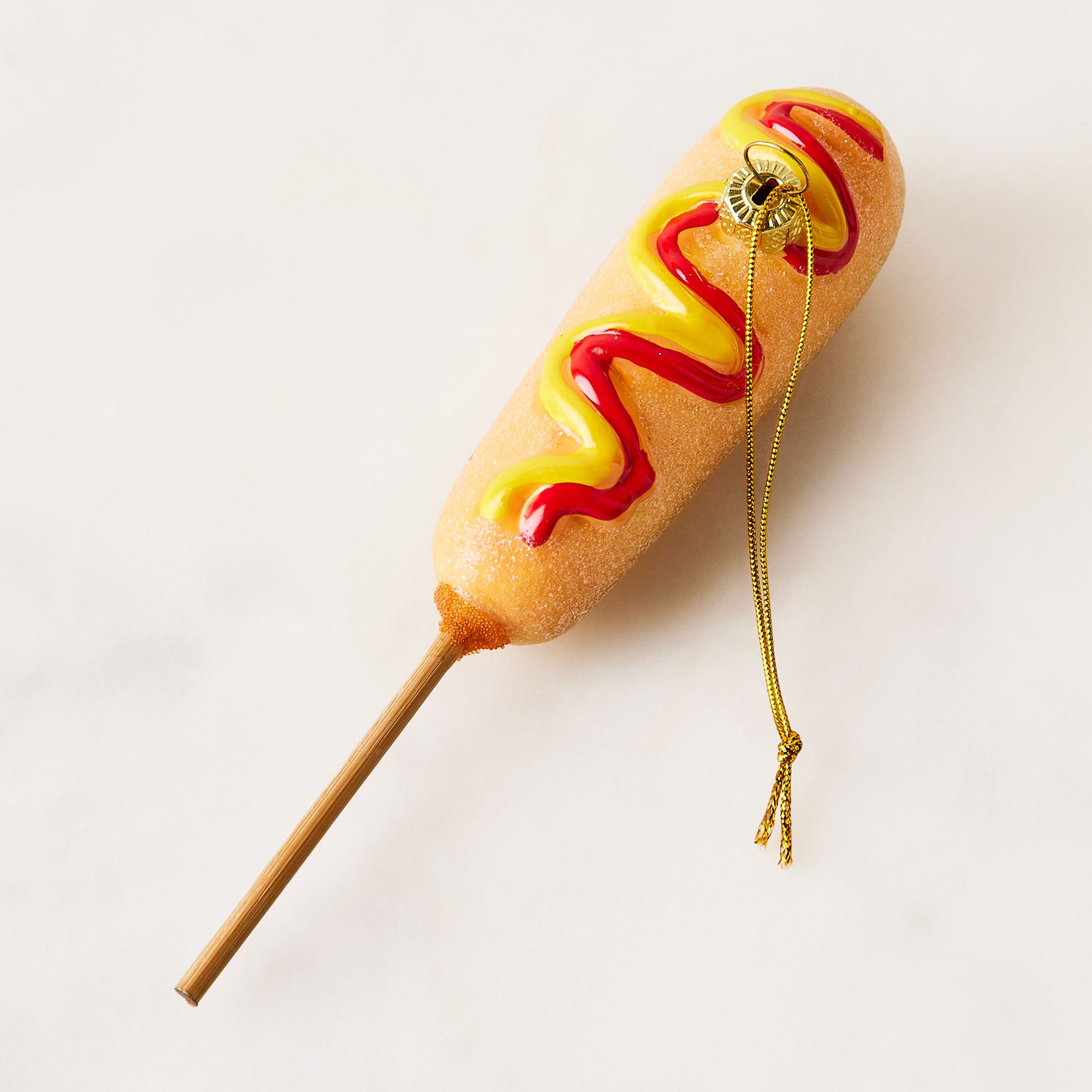 Corn Dog on a Stick Ornament - Joy