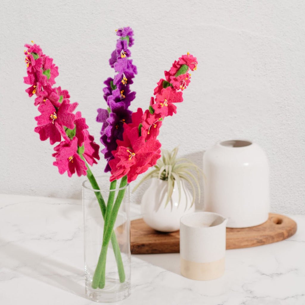 Crepe Myrtle Felt Flower - Joy
