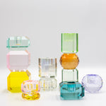 Crystal Cube Candle Holder - Joy
