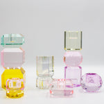 Crystal Cube Candle Holder - Joy