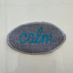 Cursive Words Hand Stitched Embroidery Patch - Joy