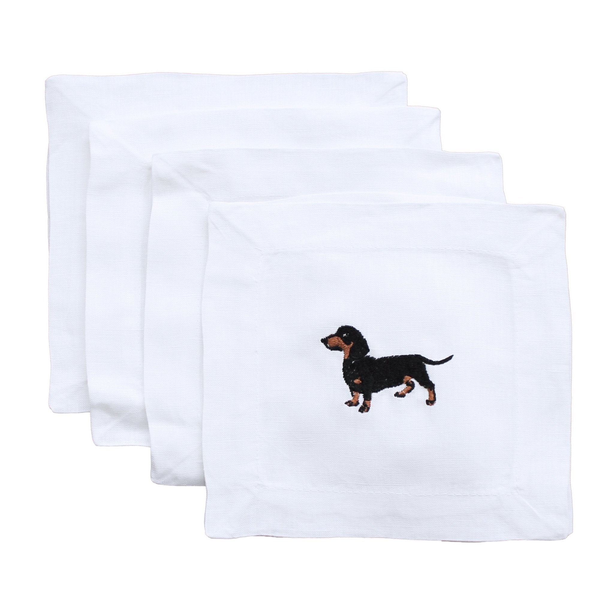 Dachshund Cocktail Napkin - Joy