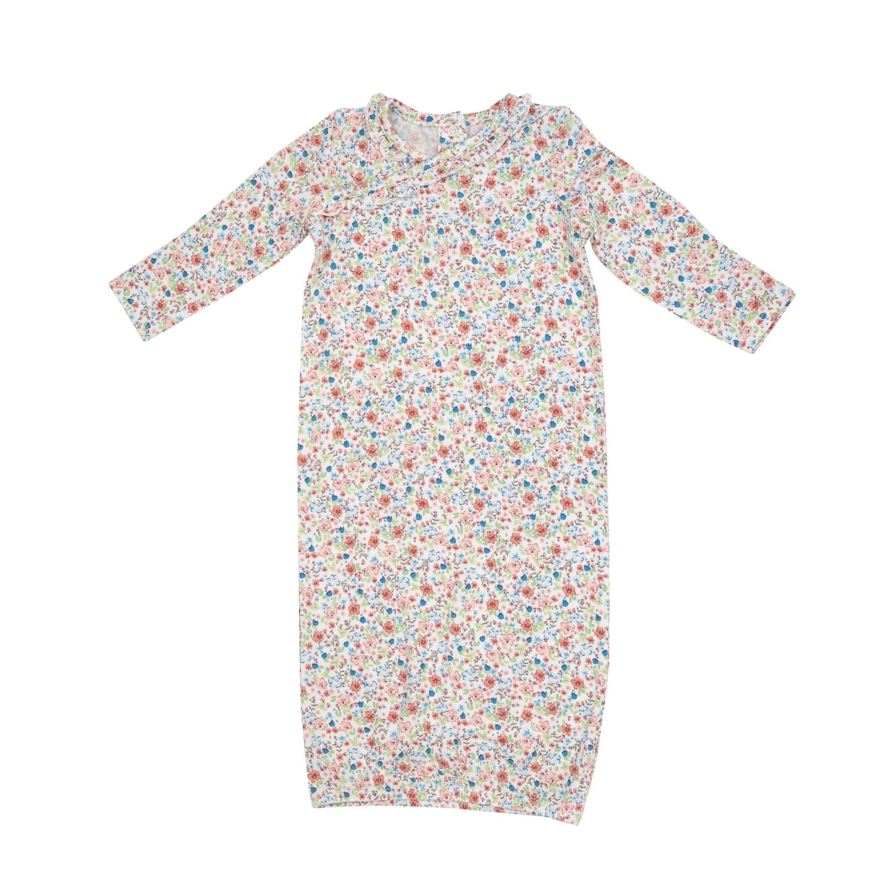 Dainty Floral Baby Gown - Joy