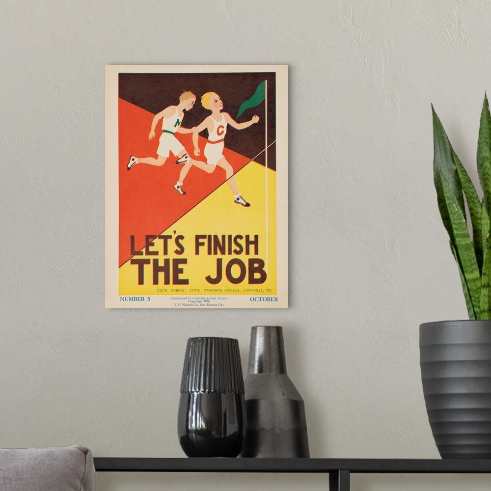 Finish the Job, Citizenship Poster - Joy