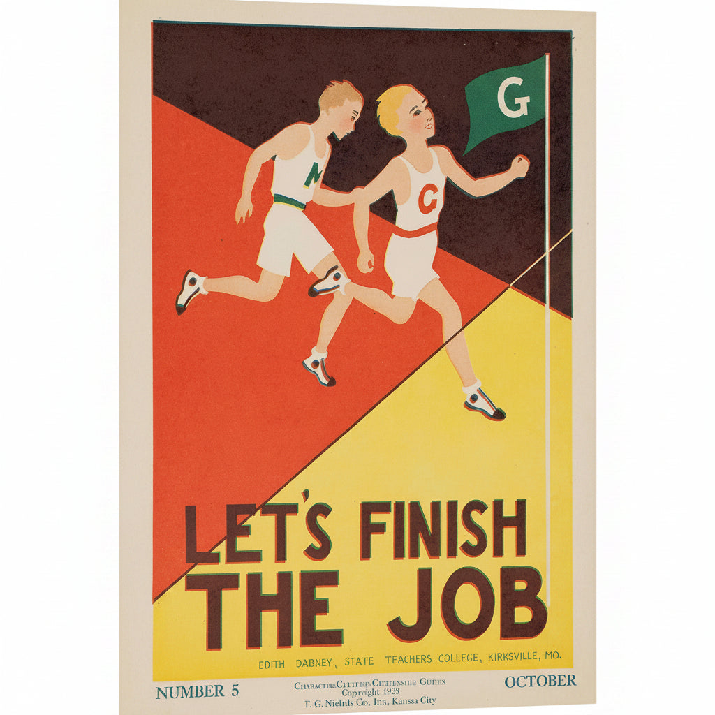 Finish the Job, Citizenship Poster - Joy