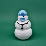Glass Snowman Dr Dan - Joy