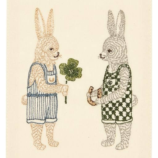 Good Luck Bunnies Card - Joy