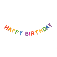 Happy Birthday Felt Garland - Joy
