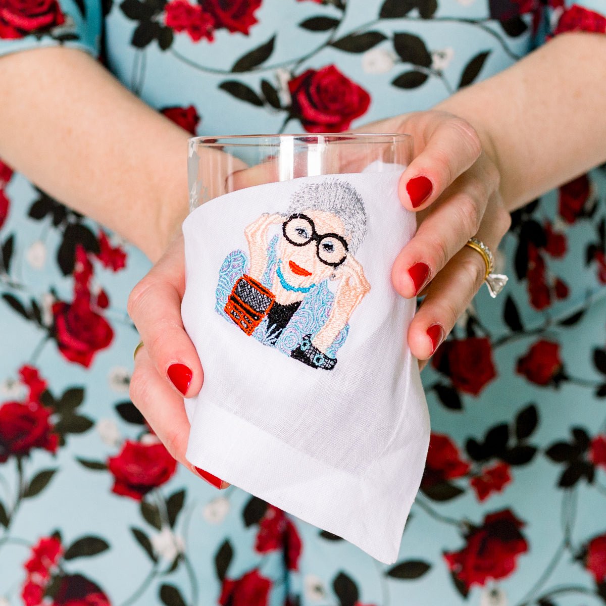 Iris Cocktail Napkin - Joy