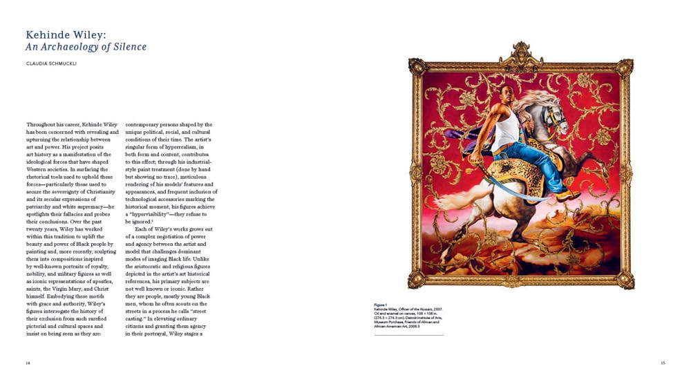 Kehinde Wiley - An Archaeology of Silence - Joy