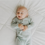 Knit Button Down with Pouch Coveralls - Joy
