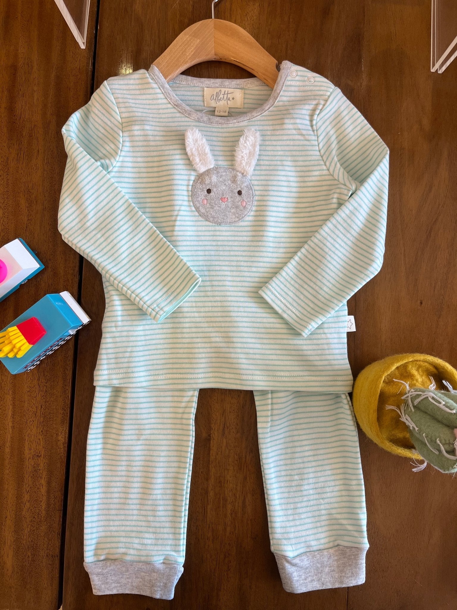 Long Sleeve Bunny Pajamas - Joy