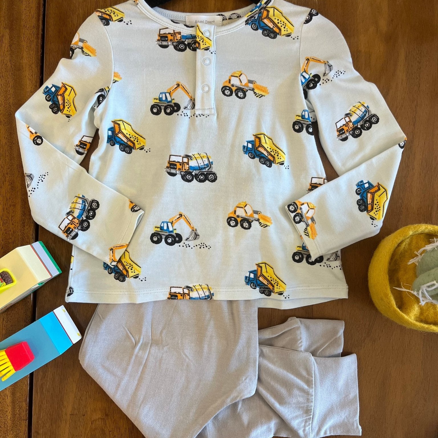 Long Sleeve Construction Pajamas - Joy