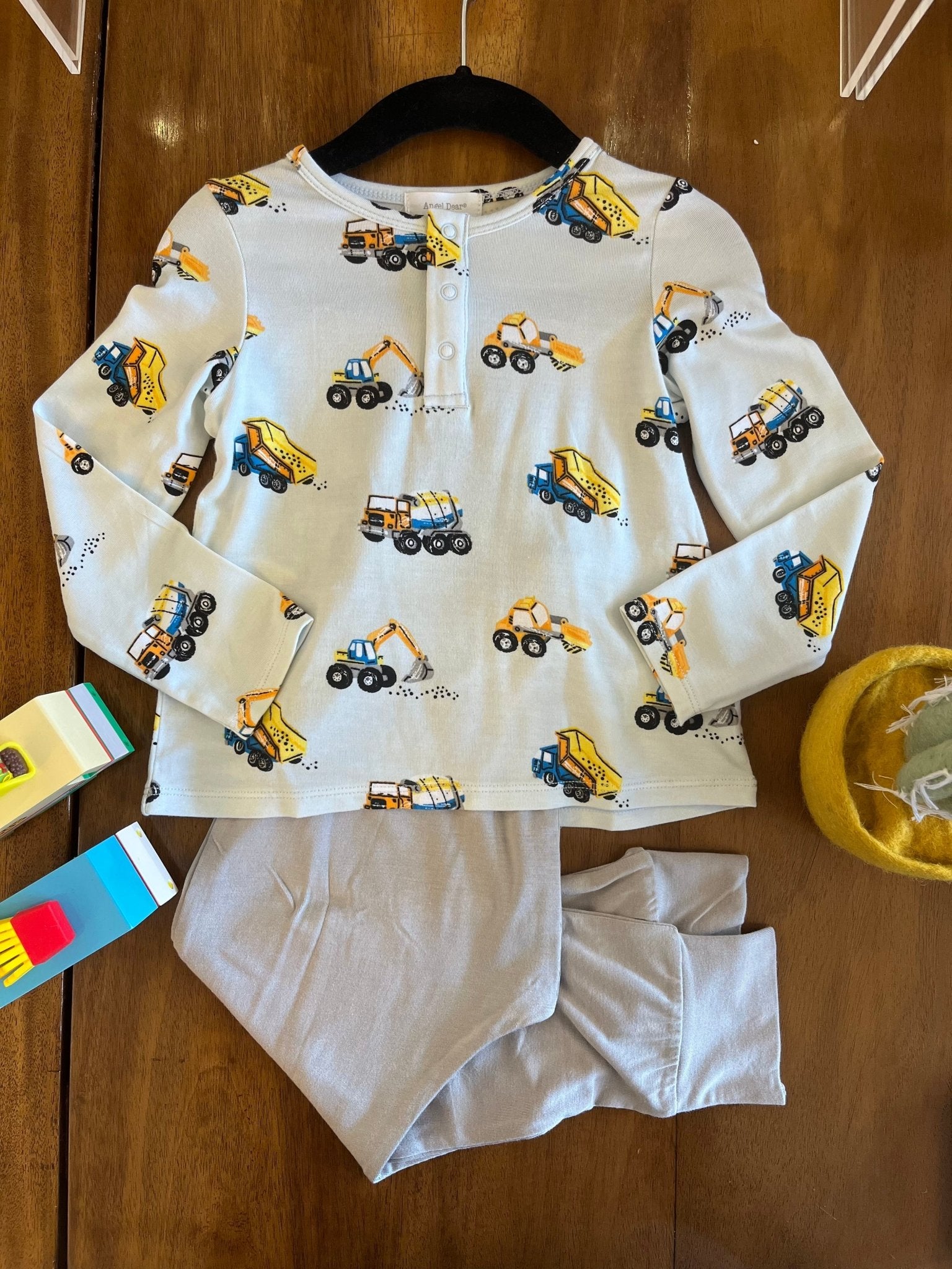 Long Sleeve Construction Pajamas - Joy