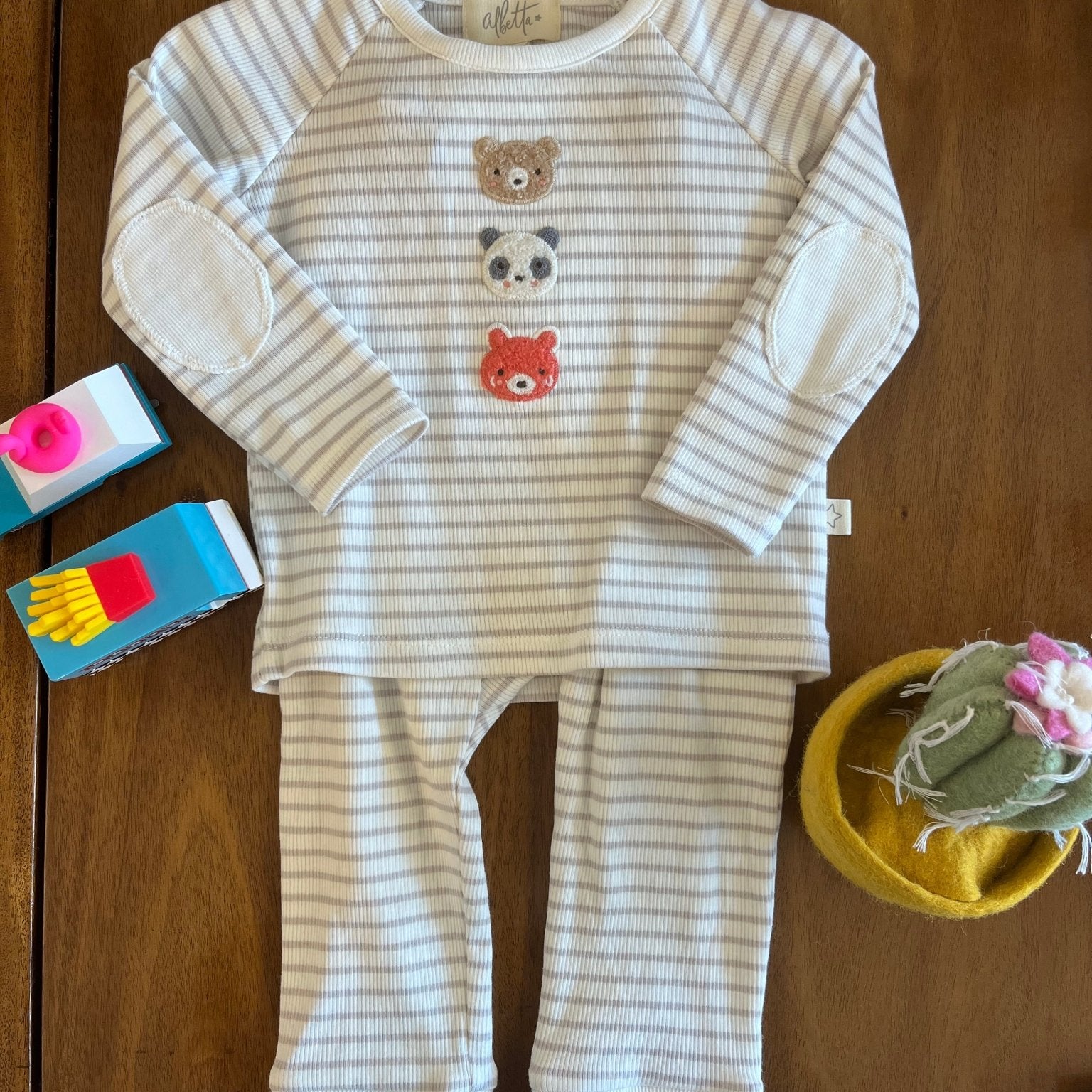 Long Sleeve Three Bears Pajamas - Joy