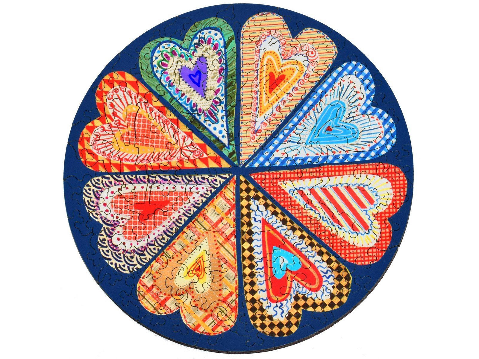 Paper Hearts Puzzle - Joy
