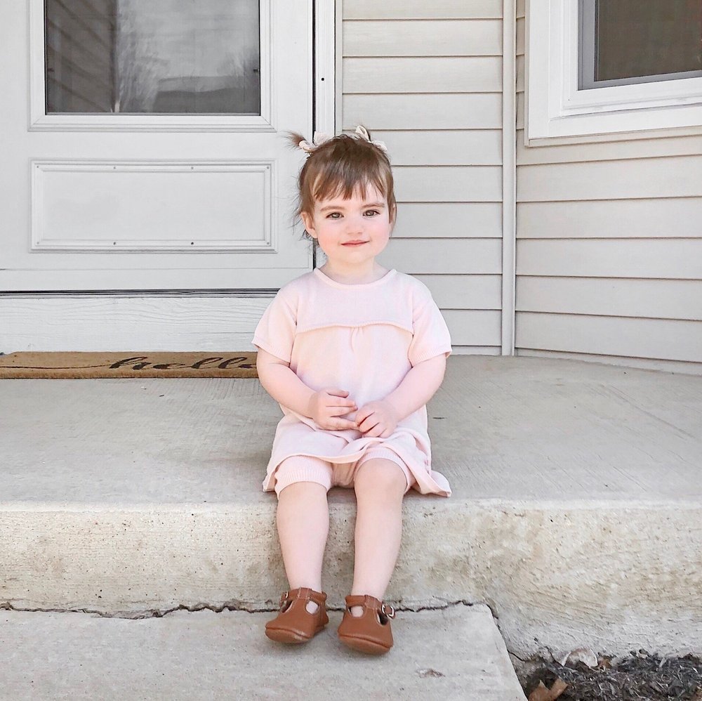 Pink Knit Dress - Joy