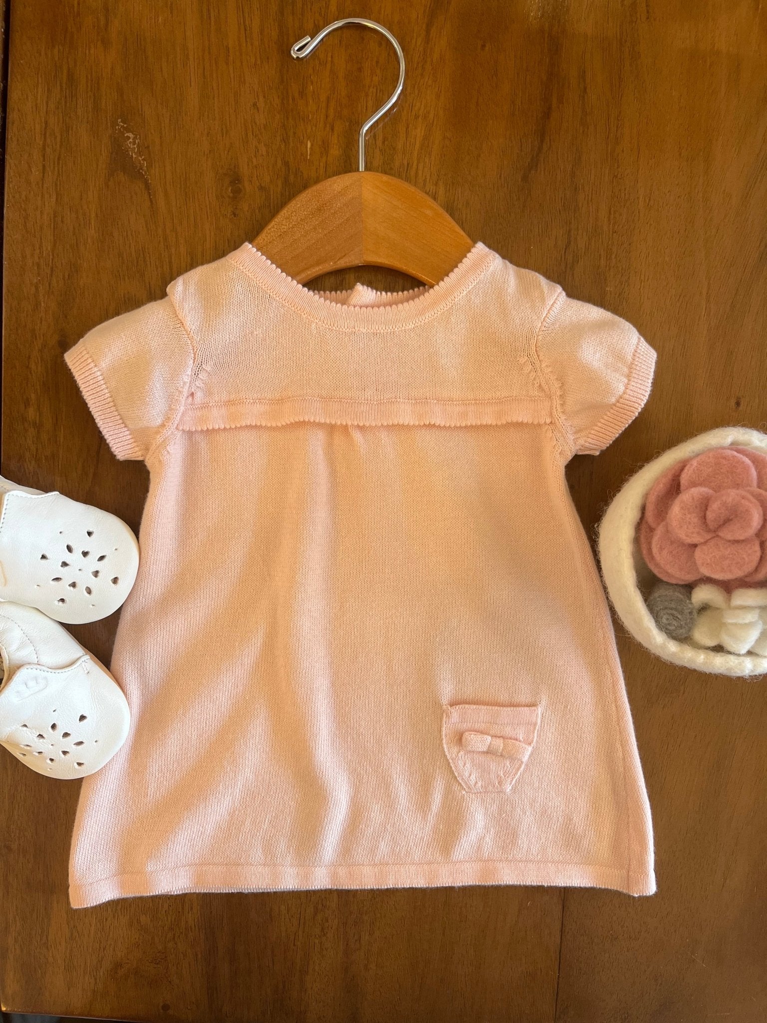 Pink Knit Dress - Joy