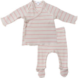 Pink Stripe Two Piece Pajamas - Joy