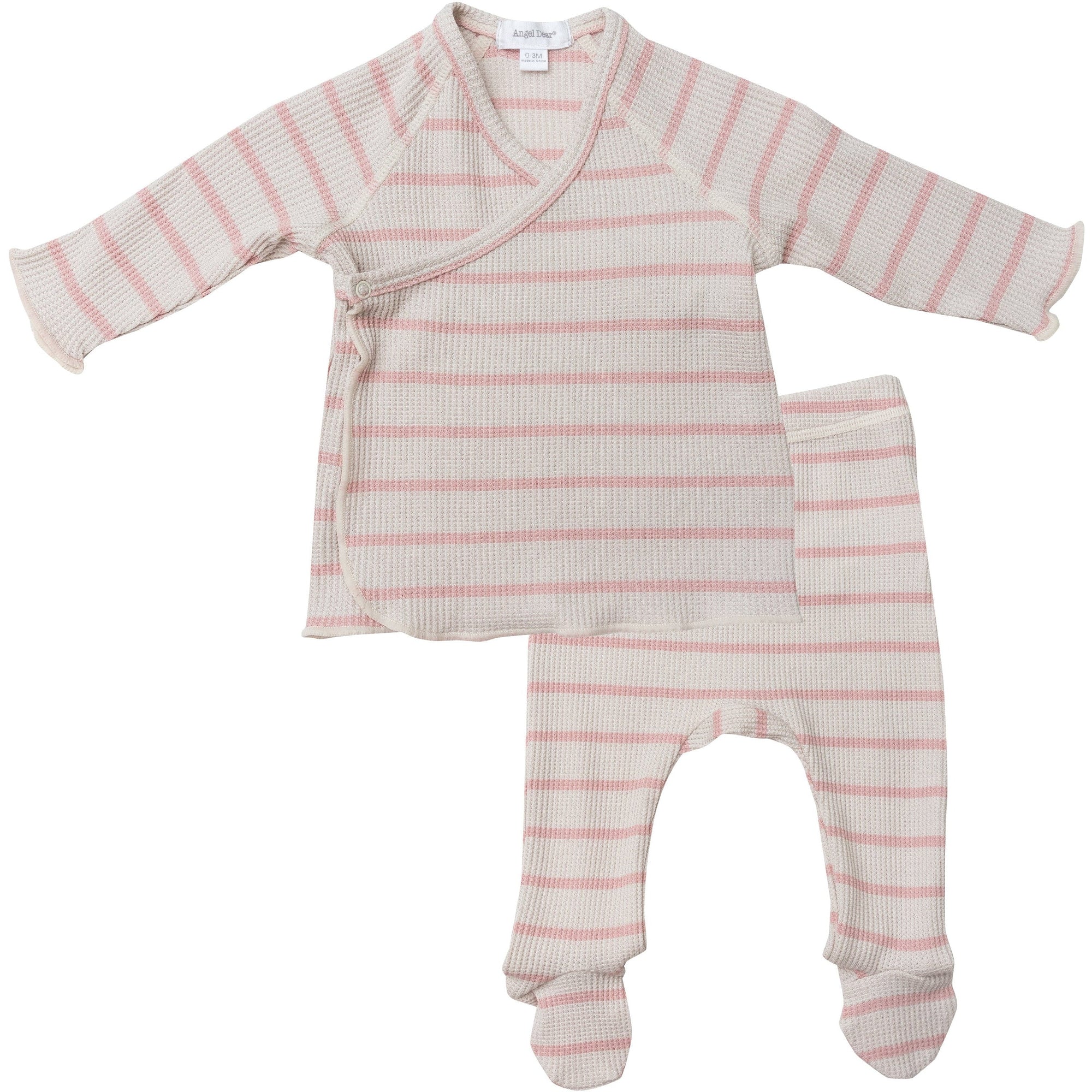 Pink Stripe Two Piece Pajamas - Joy