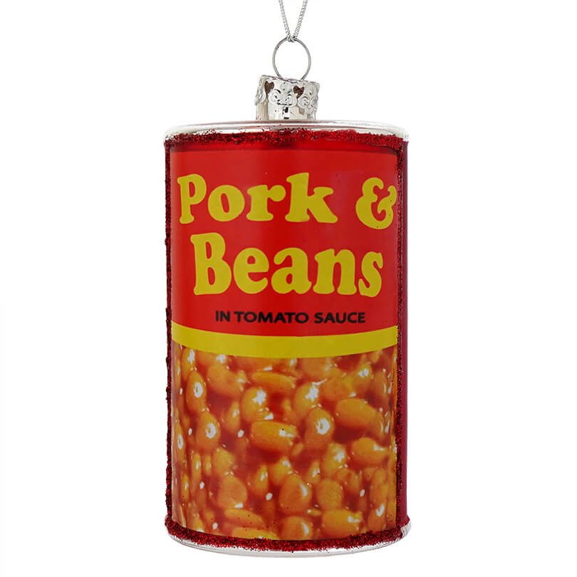 Pork and Beans Can Ornament - Joy