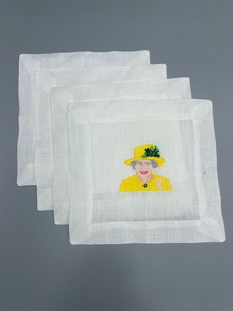 Queen Elizabeth Cocktail Napkin - Joy