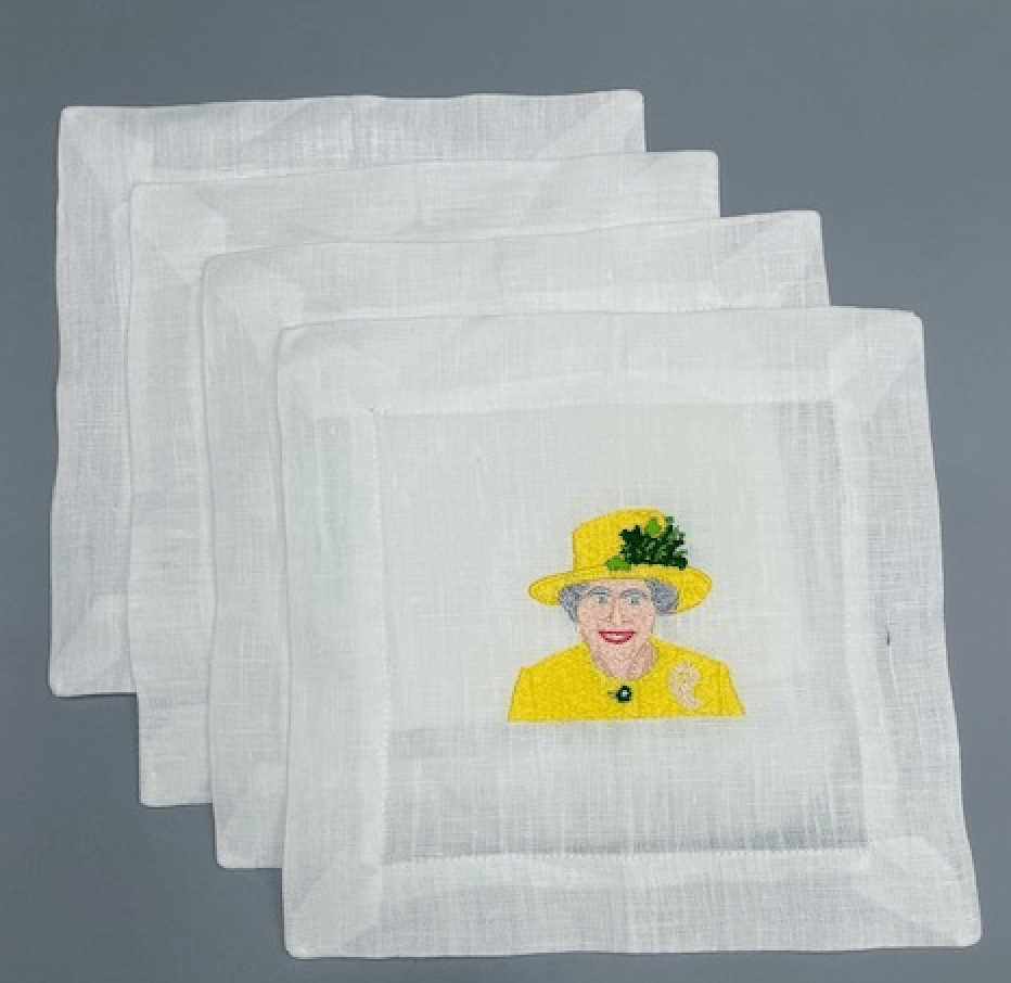 Queen Elizabeth Cocktail Napkin - Joy