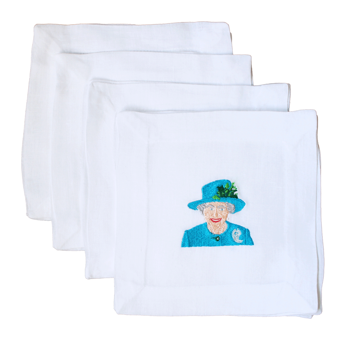 Queen Elizabeth Cocktail Napkin - Joy