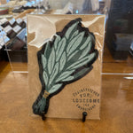 Sage Chain Stitched Embroidery Patch - Joy