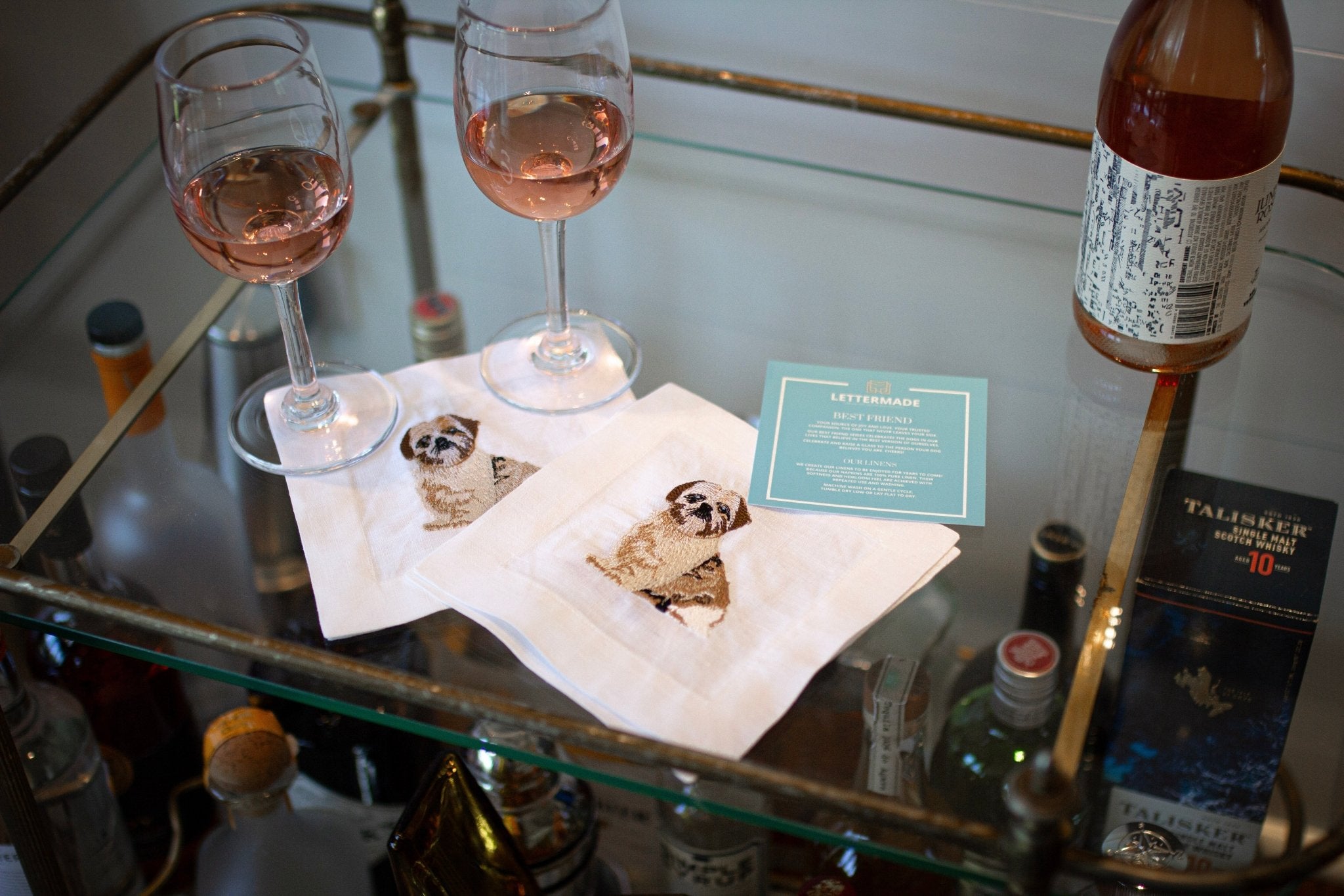 Shih Tzu Cocktail Napkin - Joy
