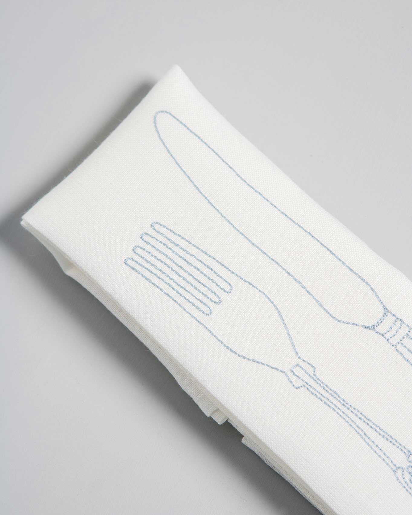 Silver Service Linen Napkin - Joy