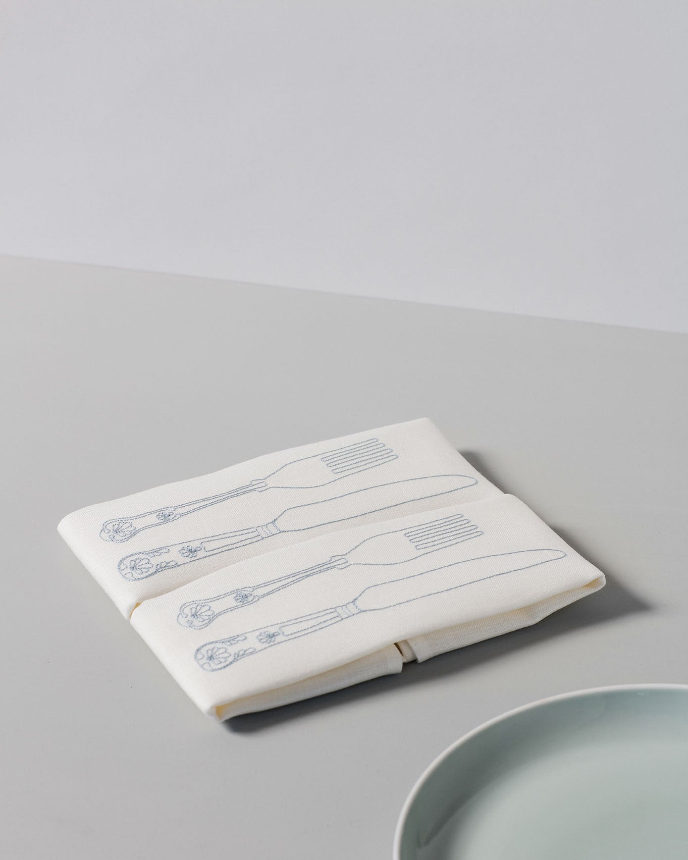 Silver Service Linen Napkin - Joy