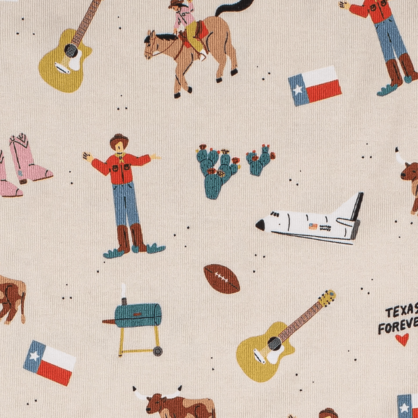 Two Piece Goodnight, Texas Pajamas - Joy