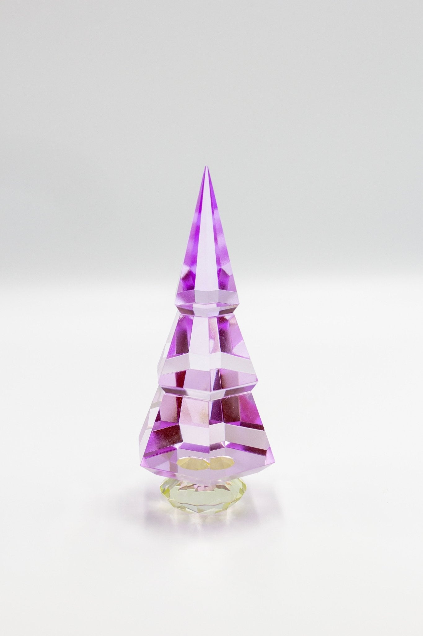 Violet Crystal Christmas Tree - Joy
