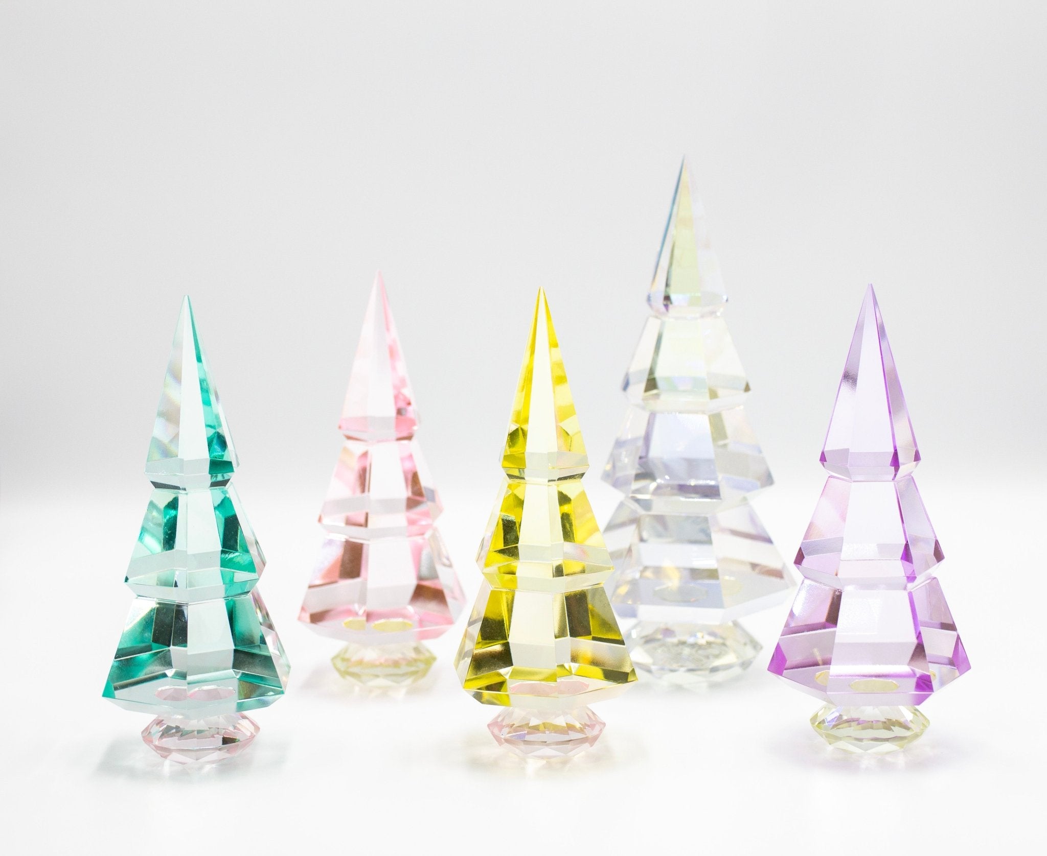 Violet Crystal Christmas Tree - Joy