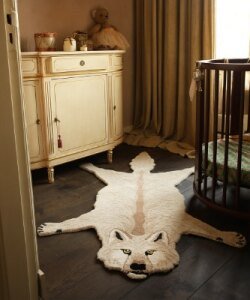Woozy Wolf Rug - Joy